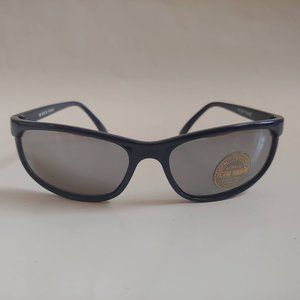 NWT TruVintage 90's Kids Nylon 8 Base Wrap around Smoke Mirrored Sunglasses